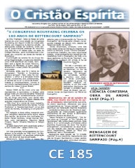 Capa da Edição 185 de O Cristão Espírita